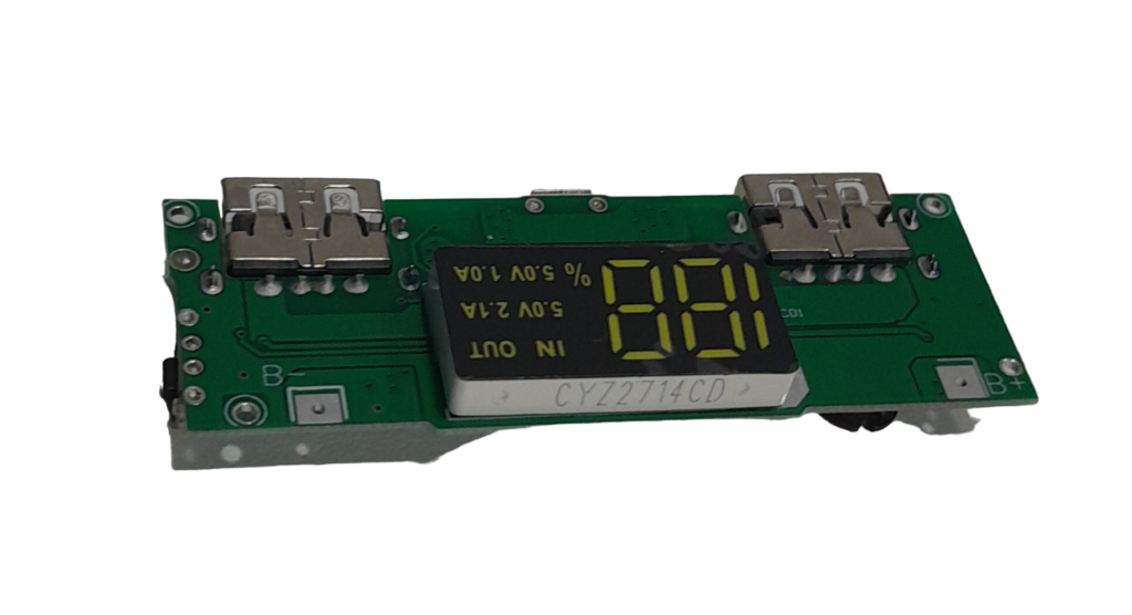 V A A Lithium Battery Digital Display Charging Module Dual