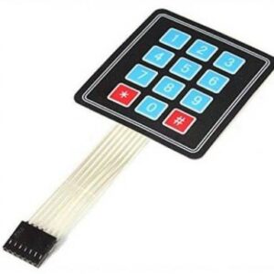 4×3 Matrix 12 keys Membrane Switch Keypad