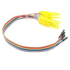 8CH Quality Test Hook Clip Logic Analyzer Test Folder for USB Saleae 24M