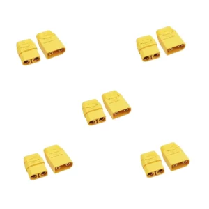 Amass XT90 Male-Female Connector pair with Housing-5Pair