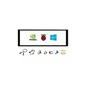Waveshare 7.9inch 400×1280 HDMI, IPS Capacitive Touch Screen LCD With Toughened Glass Cover