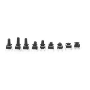 Orange 7 Values 70pcs 6X6x4.3/5/6/7/8/9/10mm Tact Switch Tactile Push Button Switch Kit Sets