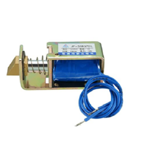 DC 12V 1A 10mm Stroke 15N Force Open Frame Solenoid Door Lock
