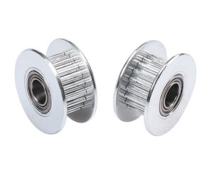 Aluminum GT2 Timing Idler Pulley For 6mm Belt 20 Tooth 5mm Bore – 2Pcs