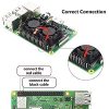 Double Fans Radiator for Raspberry Pi 3B+/4B 7