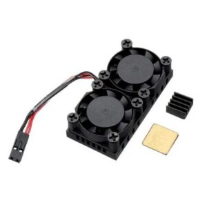 Double Fans Radiator for Raspberry Pi 3B+/4B