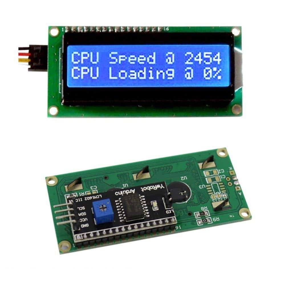 Compatible LCD Display 2.5″ (LCD 1602) (I2C communication)