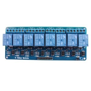 8 Channel Relay Control Panel PLC Relay 5V Module With Optocoupler For Arduino