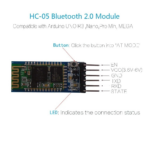 Buy HC-05 6pin Bluetooth Module with Button - Zbotic