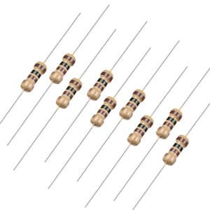 100 ohm, 0.25W Carbon Film Resistors(Pack of 100)