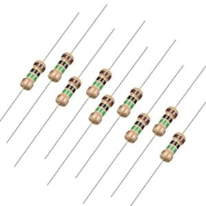 1 Mohm, 0.25W Carbon Film Resistor(Pack of 100)