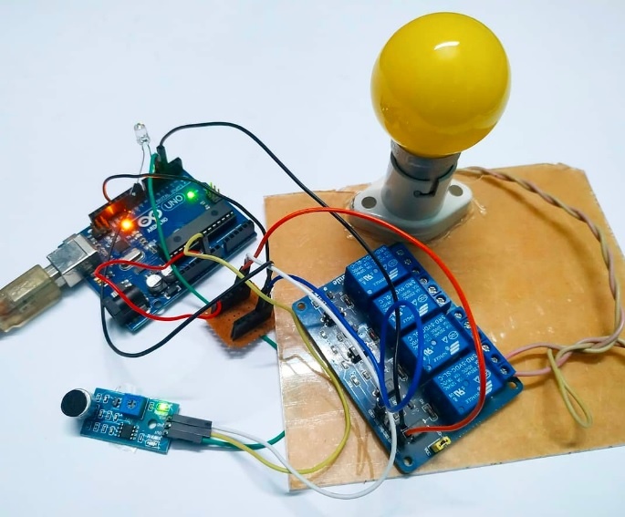Clap Light Control Using Arduino and Sound Sensor - Zbotic