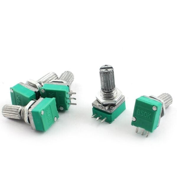 B 50K Ohm 3Pin Single Linear Rotary Taper Potentiometers Zbotic