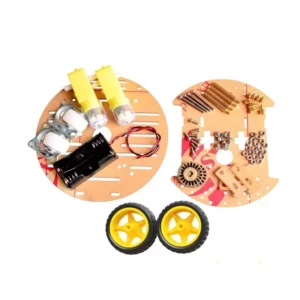 2WD-Mini-Round-Double-Deck-Smart-Robot-Car-Chassis-DIY-Kit-2