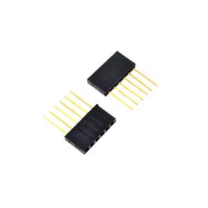 6 Pin Female 11mm tall stackable Header Connector for Arduino-5Pcs.
