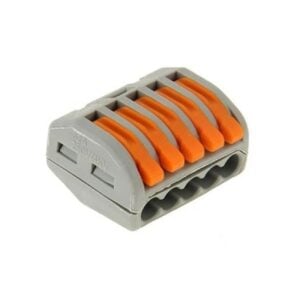 PCT-215 0.08-2.5mm 5 Pole Wire Connector Terminal Block with Spring Lock Lever for Cable Connection