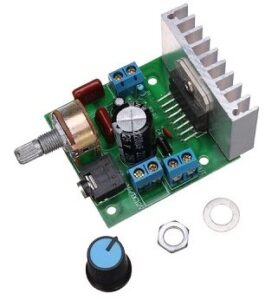 TDA7297 INTEGRATO AMPLIFICATORE audio stereo 15W 15W 12V Scheda Montato