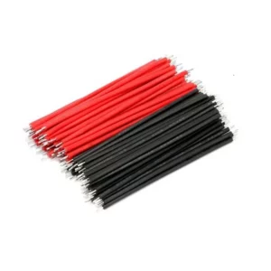 Motherboard, PCB, Breadboard Jumper Cable 150mm 24AWG (Black) – 50Pcs