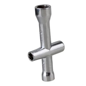 Hexagonal Mini Cross Wrench Sleeve Nut Tool for M2/M2.5/M3/M4 Hex Nut