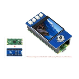 Waveshare 1.3inch LCD Display Module for Raspberry Pi Pico, 65K Colors, 240×240, SPI