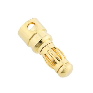 4mm Gold Connectors Male-1Pcs