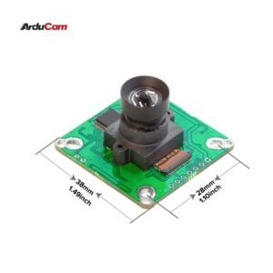Arducam Full HD Color Global Shutter Camera for Raspberry Pi, 2.3MP AR0234 Wide Angle Pivariety Camera Module