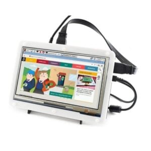 Waveshare 7inch Capacitive Touch Screen LCD (C) with Bicolor Case, 1024×600, HDMI, IPS, Low Power