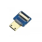 Waveshare DIY HDMI Cable: Straight Mini HDMI Plug Adapter