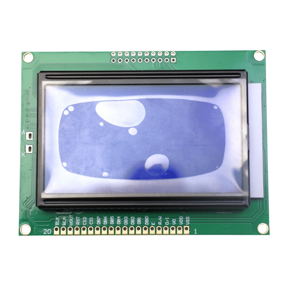 Buy 12864A Graphic Blue Color Backlight LCD Display Module - Zbotic
