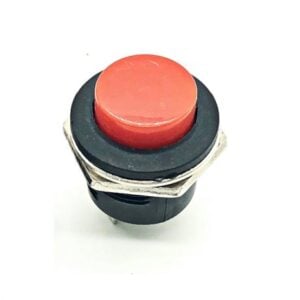 Red R13-507 16mm No Lock Push, Button Momentary Switch 3A, 250V