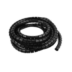 10mm Spiral Wrapping Band Black 10M for Wires