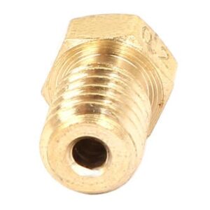 M6 Thread Brass Nozzle V5 V6 UM Compatible – 1.75mm x 0.2mm (for 3D printer)