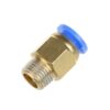 Pneumatic Coupler Air Connectors PC4-M10 4MM Straight Fitting For PTFE Bowden Tube 3D Printer