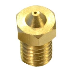 M6 Thread Brass Nozzle V5 V6 UM Compatible – 1.75mm x 0.4mm (for 3D printer)