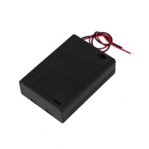 Plastic Covered Battery Cell Holder For 3 X AA Battery with On/Off Switch