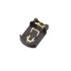 Black CR2032-BS-8, Button Battery Patch, Holder, Golden Foot