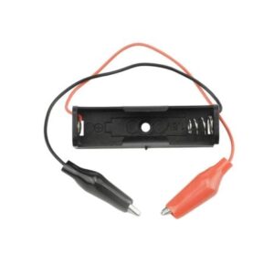 1 x AA Battery Holder Box with Alligator Clips