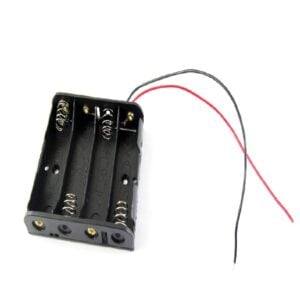 4 x 1.5V AAA Battery Holder Without Cover