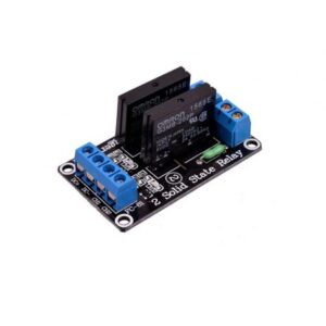 2 Channel 5V Relay Module Solid State High Level SSR DC Control 250V 2A with Resistive Fuse
