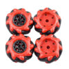 Red McNamum Wheel 60MM- K （4pcs/set） Compatible with 6.7mm couplings