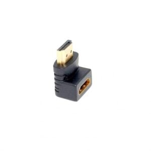HDMI Female to HDMI Male Right, Angle Adapter for Raspberry Pi 3