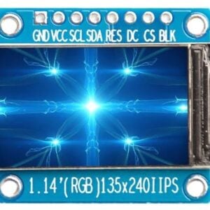 1.14 Inch 135*240 RGB TFT IPS LCD Module 8pin ST7789 Chip