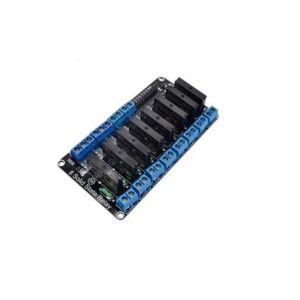 8 Channel 12V Relay Module Solid State High Level SSR DC Control 250V 2A with Resistive