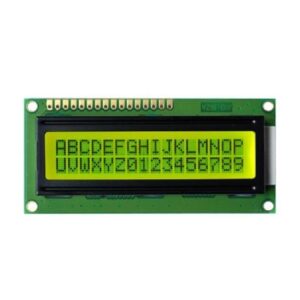 Original JHD 16×2 Character LCD Display With Yellow Backlight