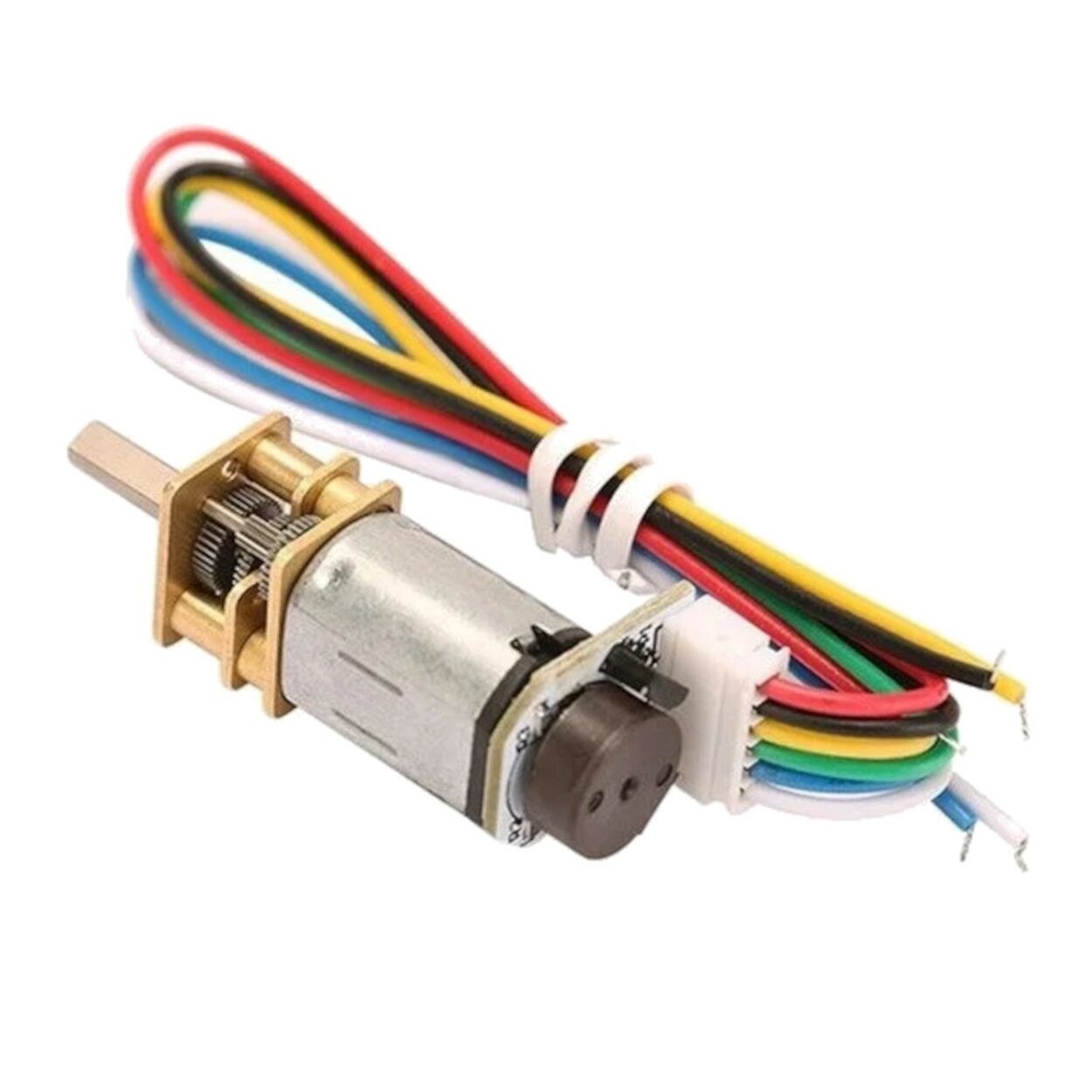 Micro Moteur Réducteur GA12-N20 - 3V/6V/12V, Engrenages Métal, Vitesses 30 à 1000 Tr/min