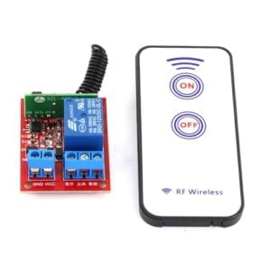 DC 24V 1 Channel Relay Module 433Mhz RF Wireless Remote Control(with Battery)