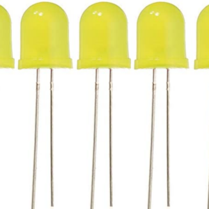 28mmLeg LED 10MM Yellow (Pack of 10)