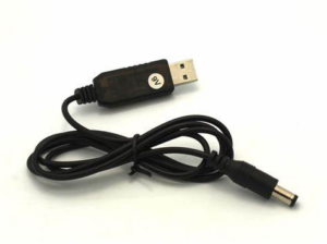 5V 0.6A USB Booster Cable DC5.5*2.1MM,9V