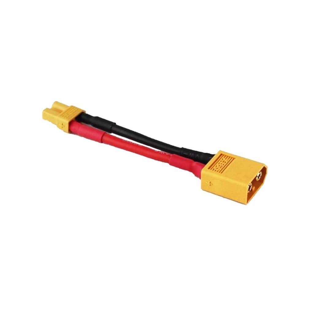 3 Pezzi Adattatore Maschio XT-30 A Femmina XT-60, Cavo 16AWG 5 Cm, Per Droni FPV, ESC E Caricabatterie, Connessione Sicura