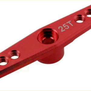 42mm 2 Point 25T Teeth Tooth Full Throttle Servo Arm Horn Color: red